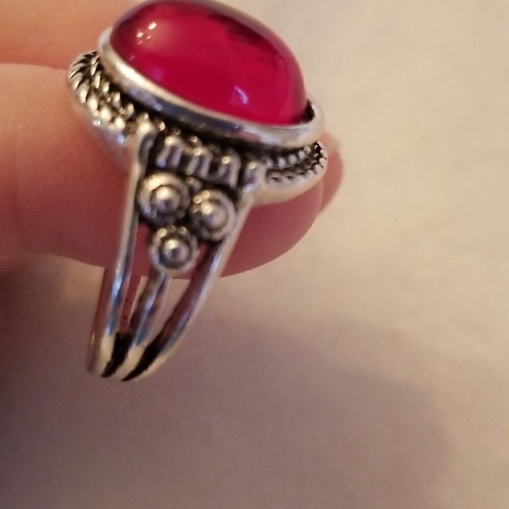 Ruby Red stone size 9 - Picture 2 of 10